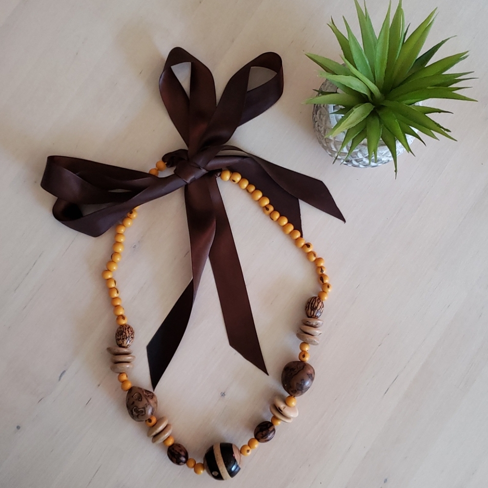 Brazilian Natural Seeds Necklease